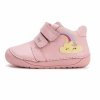 Trzewiki D.D.STEP BAREFOOT S070-61244 Baby Pink na rzepy